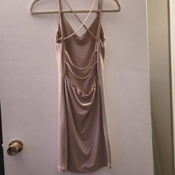 2/$60 Super sexy nude body con dress streetwear society size small - Picture 2 of 3